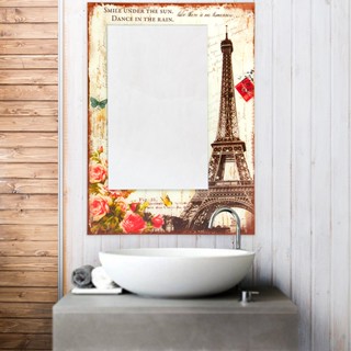 U-RO DECOR กะจกติดผนัง รุ่น PARIS DANCE ขนาด 50X70 ซม.