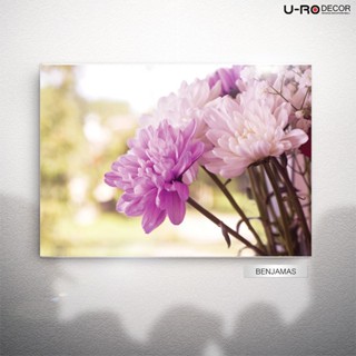 U-RO DECOR ภาพพิมพ์ รุ่น BENJAMAS (เบญจมาศ) ขนาด 50x70 ซม. รูปภาพติดผนัง ภาพแขวนผนัง ภาพพิมพ์ตกแต่งบ้าน