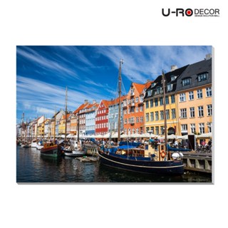 U-RO DECOR ภาพพิมพ์ รุ่น NYHAVN ขนาด 70X100 ซม. รูปภาพติดผนัง ภาพแขวนผนัง