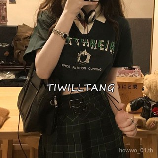 MI TANG SHOP เสื้อครอป เสื้อแฟชั่นผู้หญิง y2k สีพื้น สําหรับผู้หญิง ใส่ไปคลับ ปาร์ตี้ 2023 NEW