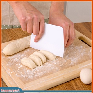 (happaypart) Popular Pastry Dough Scraper Cutter Plastic Baking Cake Decorating Kitchen Tool