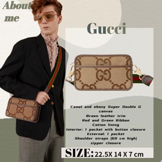 กุชชี่ gucci super double G pattern mini กระเป๋าถือ/กระเป๋ากล้อง/กระเป๋าสะพายข้าง/กระเป๋าสะพาย