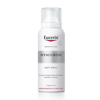 Eucerin Hyaluron Mist Spray 50ml ฟื้นบำรุงผิวแห้งระคาย ด้วยสเปรย์ไฮยาลูรอนเข้มข้นในรูปแบบละอองน้ำ จากยูเซอริน อุ้มน้ำได้