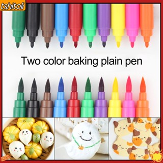 [tshitoli] Plastic Baking Pen for Home Thick Tip Drawing Pen Safety