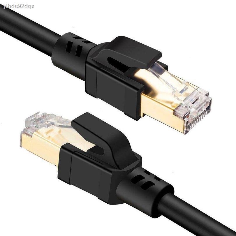 40Gbps CAT8 CAT7 (FLAT) Gold Plated Connector NETWORK CABLE RJ45 LAN CAT 8 7 ETHERNET android tvbox tv box METER M