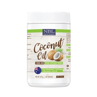 NUBOLIC - Coconut Oil 1000 mg (365 Capsules)