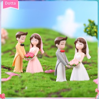 (dottam) ฟิกเกอร์รูปปั้นเด็กผู้หญิง ผู้ชาย สีสดใส สําหรับห้องนั่งเล่น DIY 2 ชิ้น