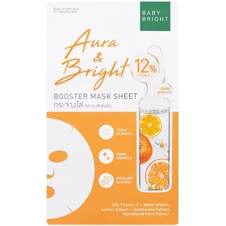 BABY BRIGHT - Aura & Bright Booster Mask Sheet 20 g.