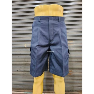 กางเกงขาสั้น7กระเป๋า​รุ่นสีพื้น​