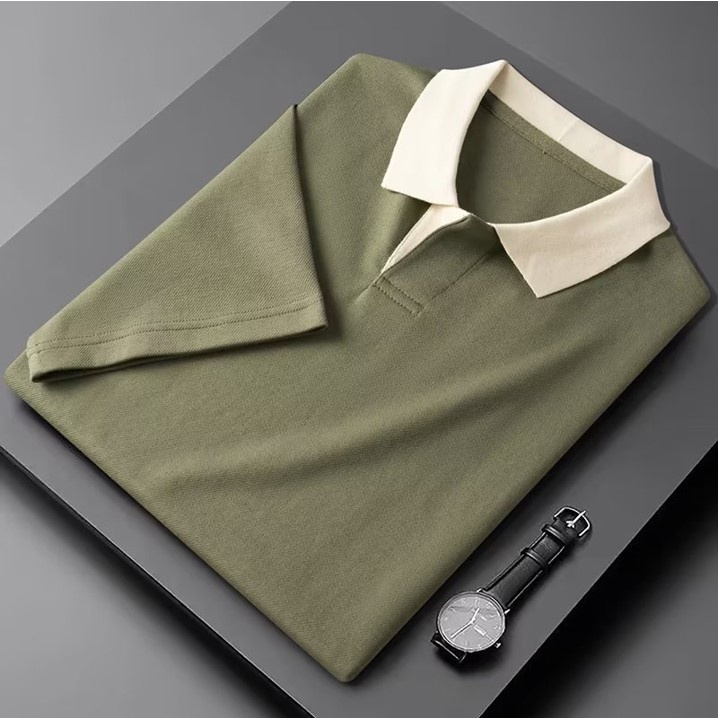 พร้อมส่ง COD เสื้อโปโลเกาหลีชาย แขนสั้น สวมใส่สบาย เข้ากับทุกการแต่งกาย แฟชั่นฤดูร้อน สําหรับผู้ชาย