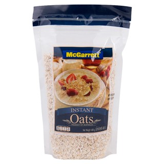 แมกกาแรตข้าวโอ๊ตอบชนิดละเอียด 400กรัม  /  Mcgarett Instant Oat 400g.