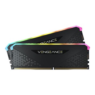 คอมพิวเตอร์ [ 32GB (16GBx2) DDR4 3600MHz RAM (หน่วยความจำ) CORSAIR VENGEANCE RGB RS (BLACK) (CMG32GX4M2D3600C18)