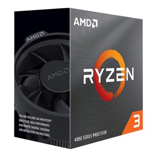 อุปกรณ์คอมพิวเตอร์ /// CPU (ซีพียู) AMD RYZEN 3 4100 3.8 GHz (SOCKET AM4)