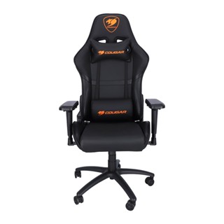 อุปกรณ์สำหรับเกมเมอร์ { GAMING CHAIR (เก้าอี้เกมมิ่ง) COUGAR GAMING ARMOR (BLACK) (สินค้าต้องประกอบก่อนใช้งาน)