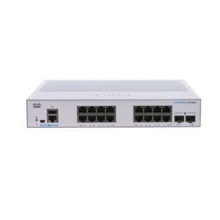 อุปกรณ์เน็ตเวิร์ค  SWITCH (สวิตซ์) CISCO CBS350 MANAGED 16-PORT GE, EXT PS,2x1G SFP (CBS350-16T-E-2G-EU)