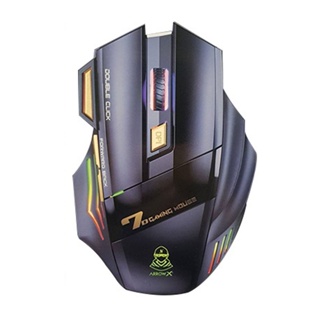 คีย์บอร์ด และเมาส์ ! WIRELESS MOUSE (เมาส์ไร้สาย) ARROW-X YDK-GW-X7 WIRELESS BLACK