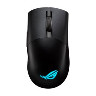 คีย์บอร์ด และเมาส์ -- WIRELESS MOUSE (เมาส์ไร้สาย) ASUS ROG KERIS WIRELESS AIMPOINT (BLACK)