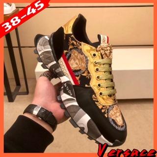 [EUR Size] Versace รองเท้าลําลอง ข้อสั้น สําหรับผู้ชาย ไซซ์ 38-45 2023