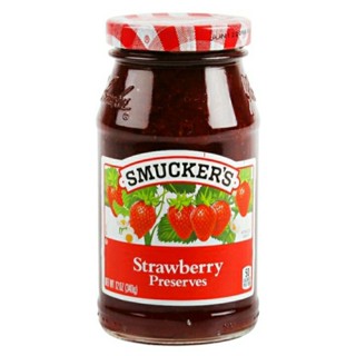 แยมสตอเบอรี่สมัคเกอร์ Smuckers Strawberry Jam 340g