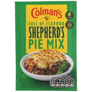 โคลเเมนส์ผงทำเครื่องปรุงเชพเพิร์ดส์พาย 50กรัม  /  Colmans Shepherds Pie Mix 50g.