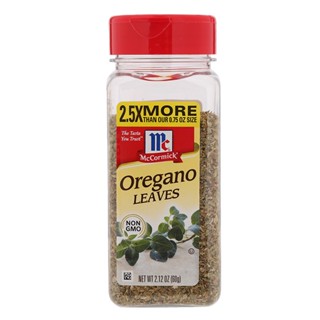 แม็คคอร์มิคใบออริกาโน 60กรัม  /  Mccormick Oregano Leaves 60g.