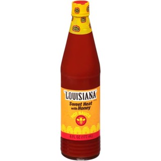 หลุยส์เซียน่าซอสพริกผสมน้ำผึ้ง 177มล.  /  Louisiana Sweet Heat With Honey Hot Sauce 177ml.