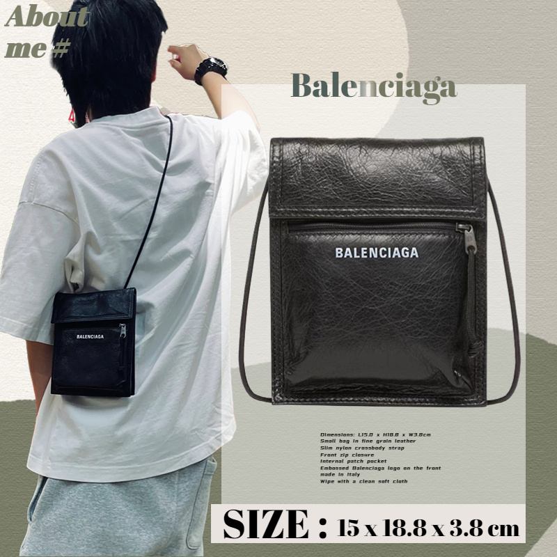 Balenciaga EXPLORER Small Shoulder Clutch ผู้ชาย/กระเป๋าสะพายข้าง/กระเป๋าโทรศัพท์
