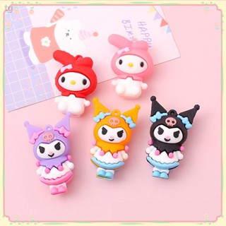 พร้อมส่ง พวงกุญแจเรซิ่น จี้ตุ๊กตาการ์ตูน Sanrio Kuromi My Melody แฮนด์เมด Diy 1 ชิ้น