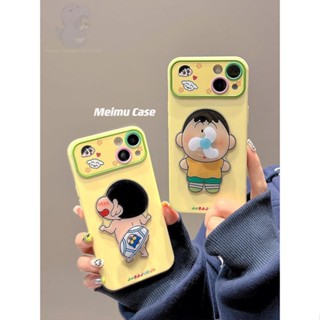 เคสโทรศัพท์มือถือ ลายการ์ตูนใบ้ หมุนได้ สําหรับ Apple iPhone 14 13 12 11 14promax