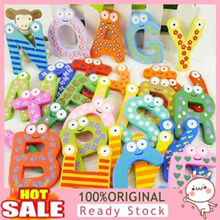 [B_398] 26 Alphabet ic Letters Wooden Fridge s Kid Education Toys