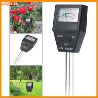 &lt;LS&gt; 2 in 1 pH Meter &amp; Fertility Tester Soil Analyzer with 3 Probes Gardening Tool