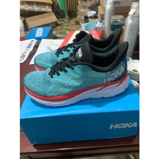 [พร้อมส่ง] Hoka ONE Clifton 8 Shock Absorption รองเท้าวิ่ง สีฟ้า 2022