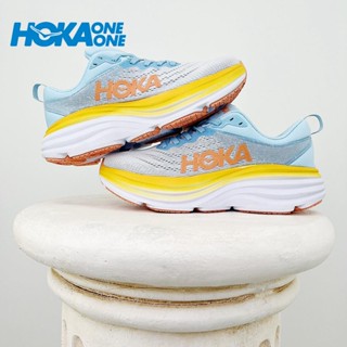 [พร้อมส่ง] Hoka One Bondi8 รองเท้าวิ่งแฟชั่น กันกระแทก สําหรับผู้ใหญ่