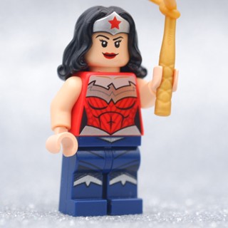 LEGO Wonder Woman Silver Tiara Hero DC  - LEGO เลโก้ มินิฟิกเกอร์ ตัวต่อ ของเล่น