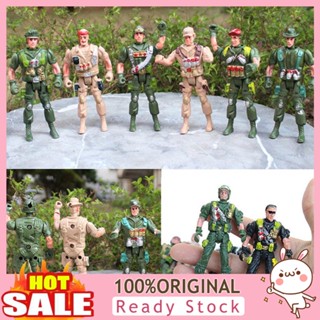 [B_398] 9cm Mini Kids Plastic Model Army Men Figure Toy Home Decor