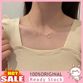 [B_398] Women Necklace Bear Shape H Jewelry Cartoon Faux Pearls Necklace Fashion Accessories