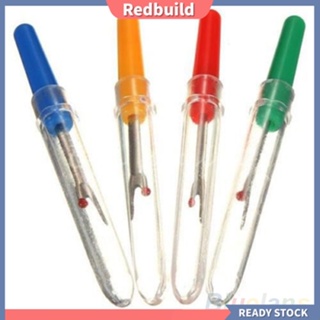 {redbuild} เครื่องมือเย็บผ้า ด้ามจับพลาสติก สําหรับตัดด้าย มีด ตะเข็บ 4 ชิ้น