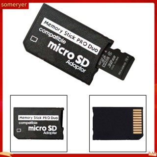 [someryer] อะแดปเตอร์การ์ดเกม 8/16/32 g รองรับ tf to micro sd ms สําหรับ sony psp