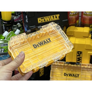 DeWalt กล่องอเนกประสงค์ แบบใส กล่องใส่ดอกสว่าน กล่องใส่ดอกไขควง กล่องใส่น็อต อุปกรณ์ช่าง ชิ้นเล็ก พร้อมส่งในไทย