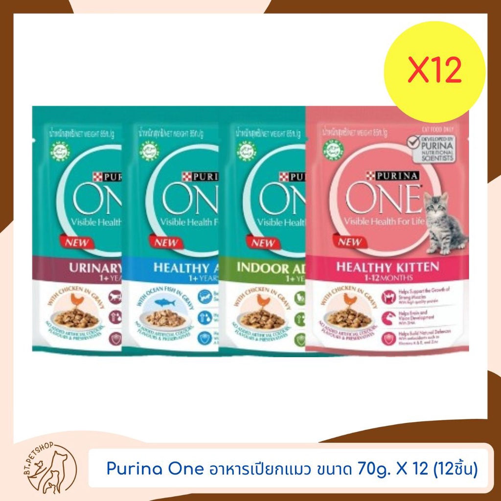 PURINA ONE อาหารเปียกแมว สำหรับลูกแมว ขนาด 85gX12 (12ชิ้น)