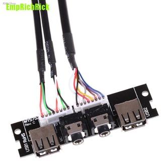 [EmpRichRick] 1Pc Computer Front Panel Usb 2.0 Audio Port Cable Motherboard Connection Cable