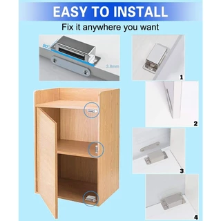 แม่เหล็กประตู แม่เหล็กติดบานประตู แม่เหล็กหน้าต่าง door magnet รุ่นสแตนเลส มี 6 แบบ