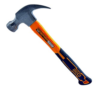 INGCO ค้อนหงอน ด้ามไฟเบอร์ 220 / 450 กรัม (8/16 ออนซ์)รุ่น HCH80808 / HCH80816 (Claw Hammer) ค้อนตอกตะปู ค้อนตีตะปู