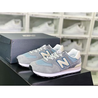 ของแท้ New Balance NB ML574LGI รองเท้าผ้าใบที่ทนต่อการสึกหรอ รองเท้าวิ่งสบายสำหรับผู้ชายและผู้หญิง รองเท้าลำลองระบายอากาศ