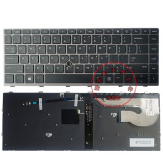 ใหม่ ของแท้ คีย์บอร์ด สําหรับ HP ZBook 14u G5 G6 L12375-001 L15540-001