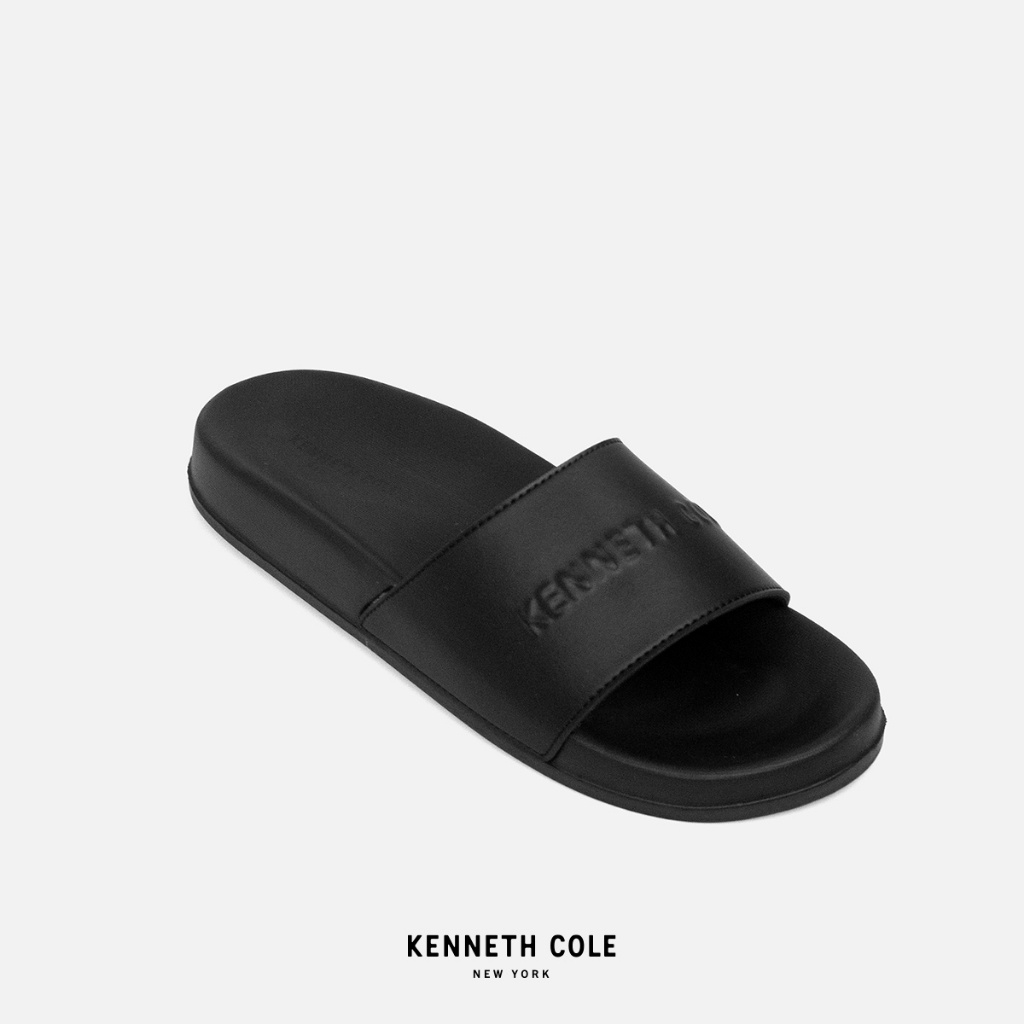 KENNETH COLE รองเท้าแตะผู้ชาย รุ่น KC SLIDE สีดำ ( SAN - RS91016SY-001 )