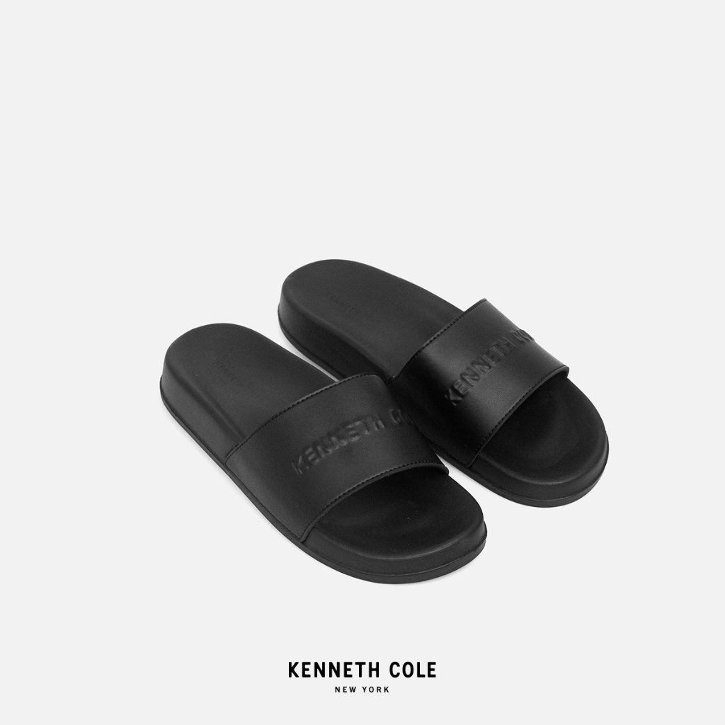 KENNETH COLE รองเท้าแตะผู้ชาย รุ่น KC SLIDE สีดำ ( SAN - RS91016SY-001 )