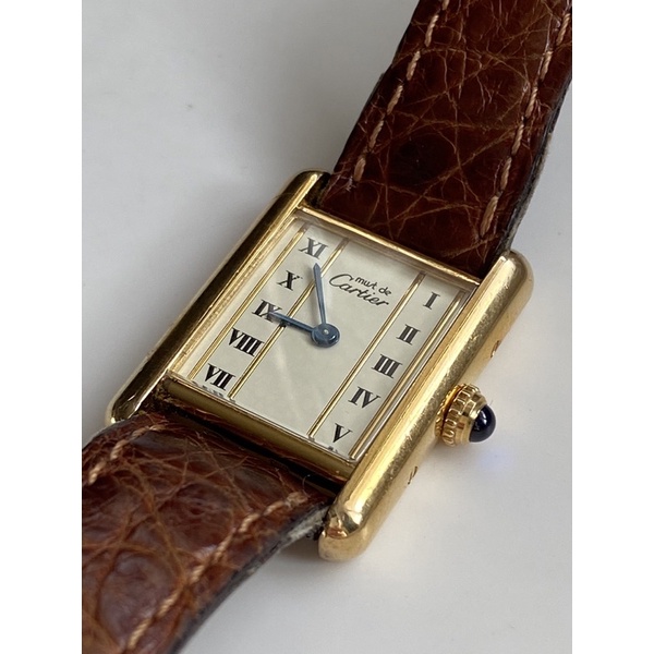 Must de cartier tank roman column dial