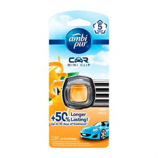 น้ำหอมปรับอากาศ AMBIPUR CAR MINI 2.2ml LIGHT CITRUS