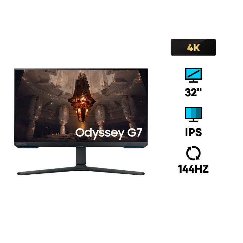 จอคอม Samsung Odyssey G7 LS32BG702EEXXT 32" IPS 4K Gaming Monitor 144Hz